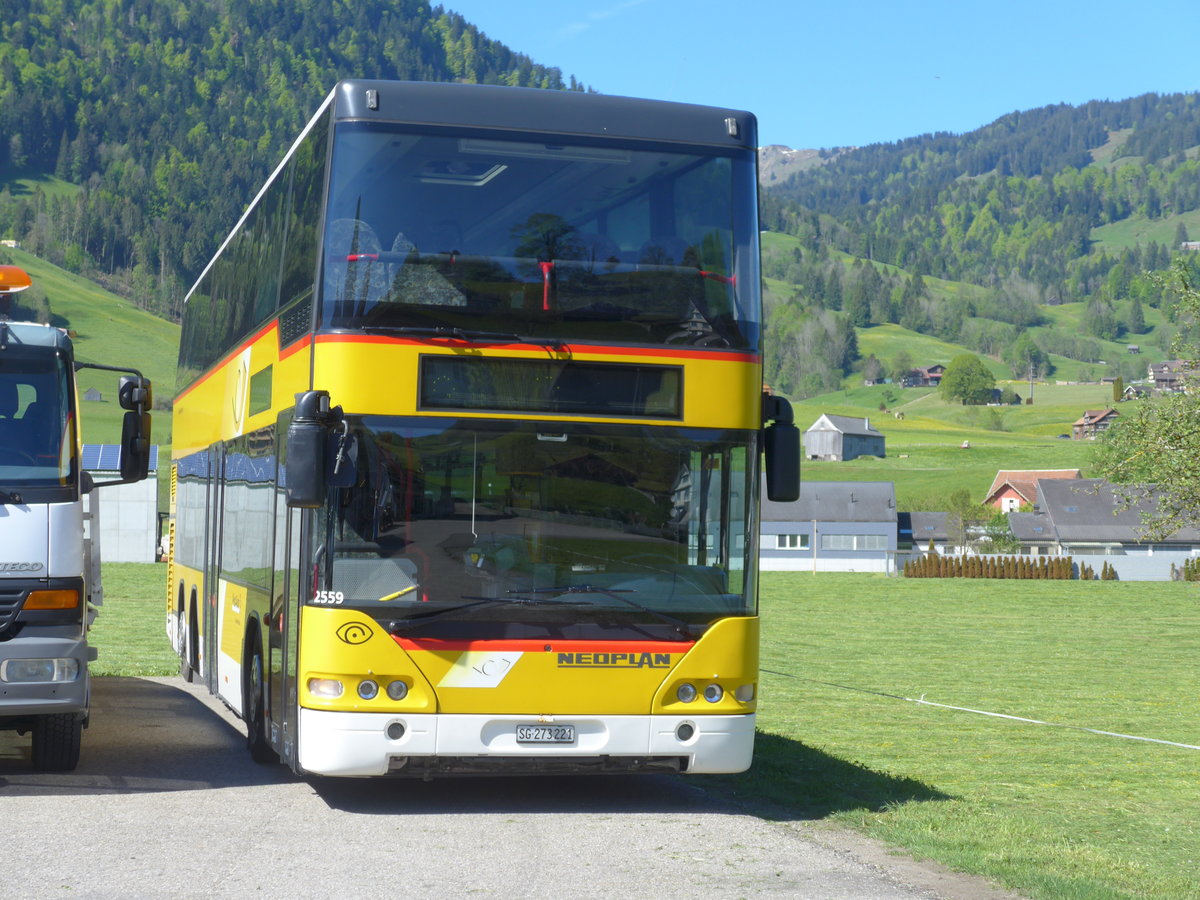 (180'305) - PostAuto Ostschweiz - SG 273'221 - Neoplan (ex P 27'020) am 22. Mai 2017 in Nesslau, Altherr