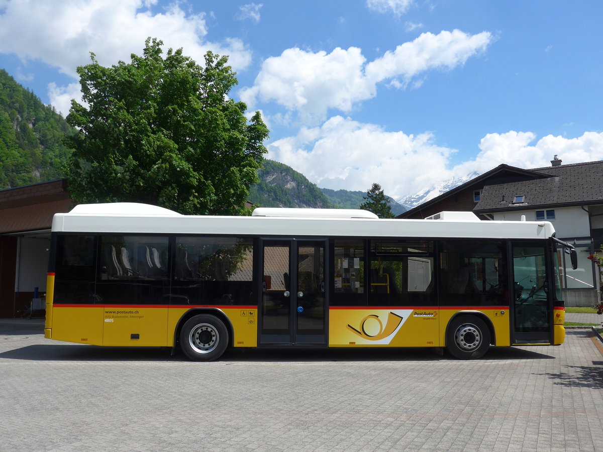 (180'734) - AVG Meiringen - Nr. 68/BE 401'568 - Scania/Hess (ex Nr. 59; ex Steiner, Messen) am 24. Mai 2017 in Meiringen, Feuerwehrmagazin