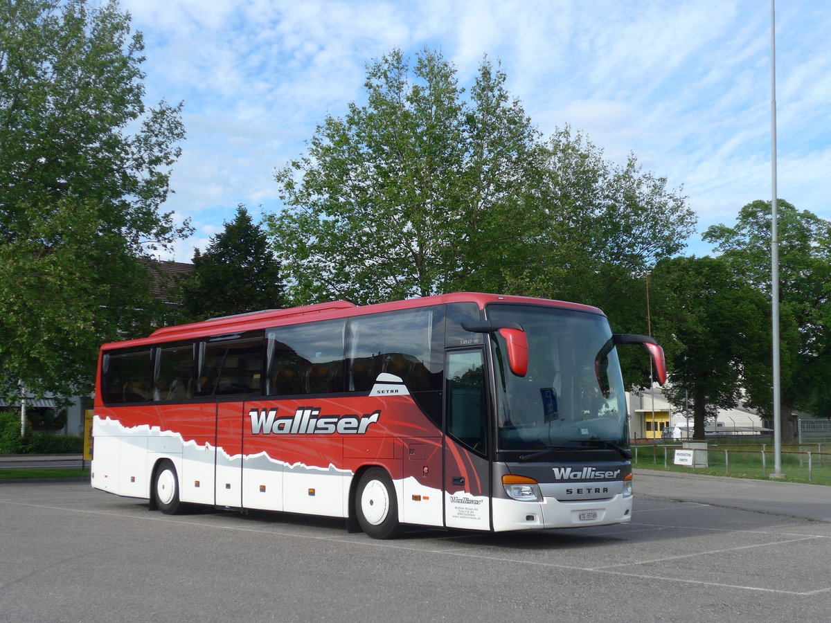 (180'990) - Walliser, Eschlikon - Nr. 15/TG 55'768 - Setra am 9. Juni 2017 in Thun-Lerchenfeld, Waldeck