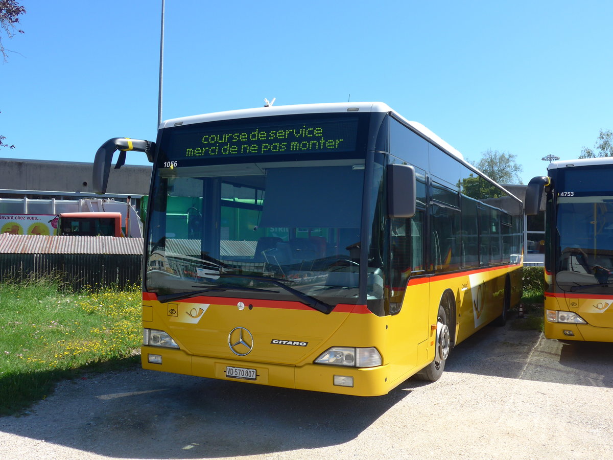 (181'175) - CarPostal Ouest - VD 570'807 - Mercedes (ex SAPJV, L'Isle Nr. 26) am 18. Juni 2017 in Yverdon, Garage