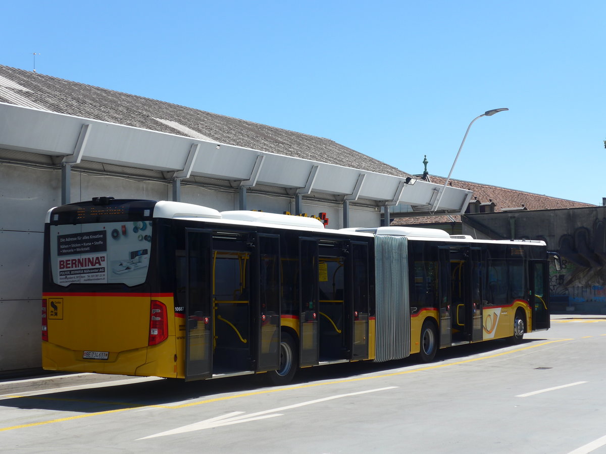 (181'217) - PostAuto Bern - Nr. 633/BE 734'633 - Mercedes am 18. Juni 2017 in Bern, Postautostation