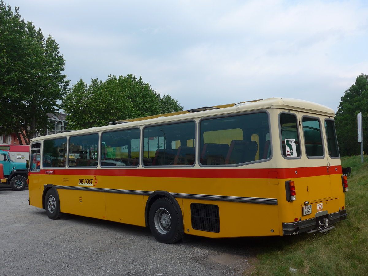 (181'243) - Gautschi, Suhr - AG 6835 - Saurer/Tscher (ex Ltscher, Neuheim Nr. 200; ex Cartek, Regensdorf; ex P 25'822) am 24. Juni 2017 in Aigle, Saurertreffen