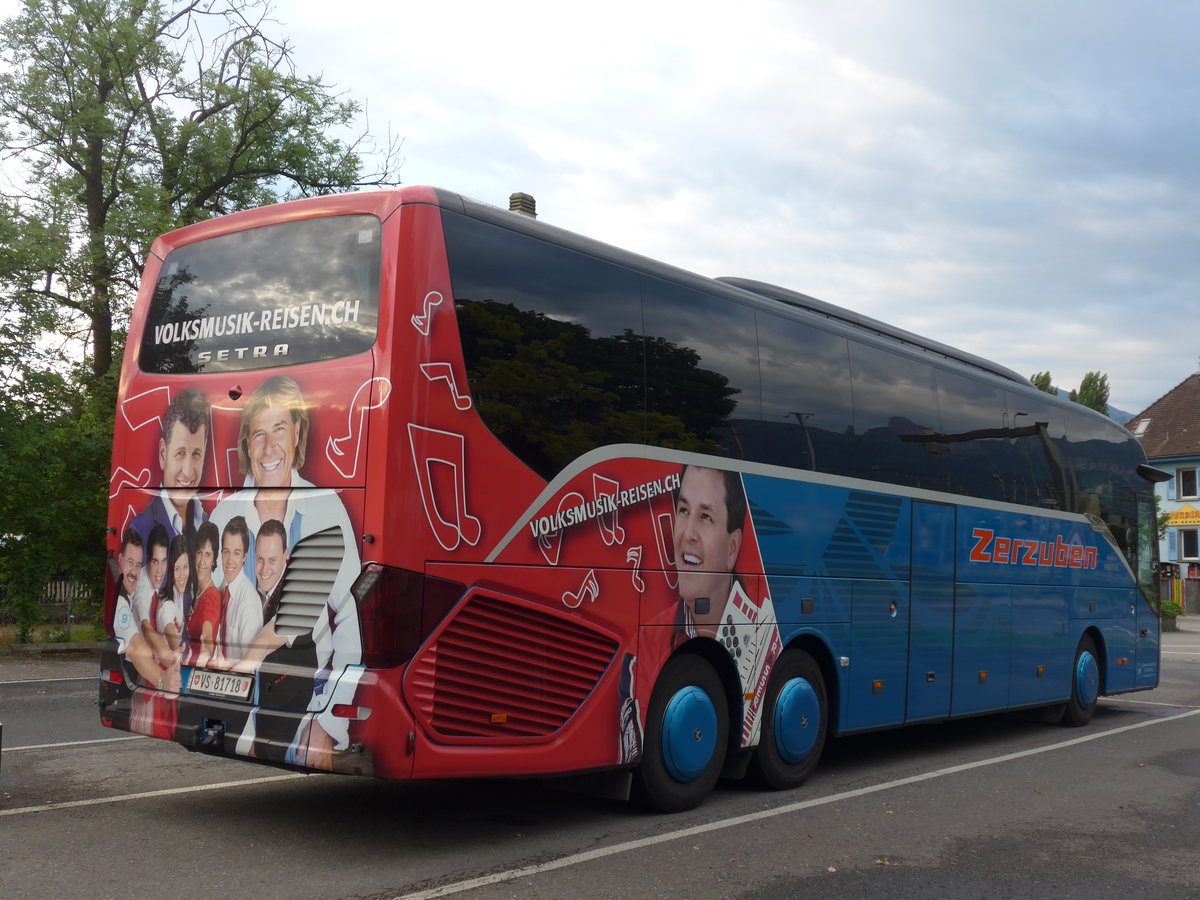 (181'600) - Zerzuben, Visp-Eyholz - Nr. 9/VS 81'718 - Setra am 27. Juni 2017 in Thun, Seestrasse