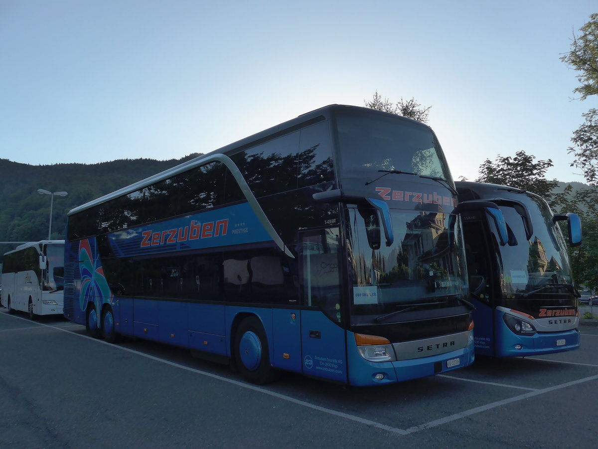 (181'754) - Zerzuben, Visp-Eyholz - Nr. 23/VS 12'706 - Setra am 5. Juli 2017 in Thun, Seestrasse