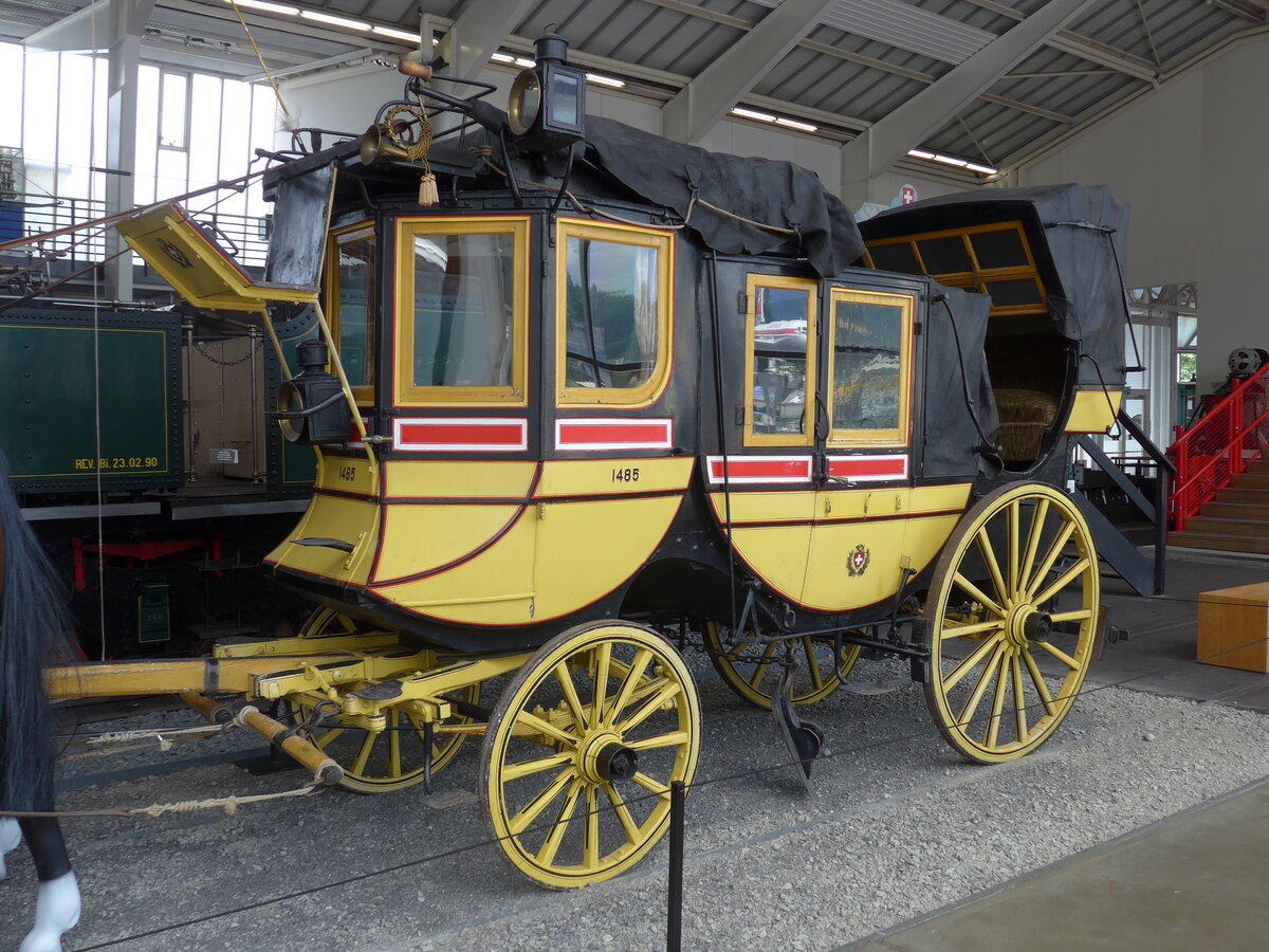 (181'768) - Postkutsche - Nr. 1485 - am 8. Juli 2017 in Luzern, Verkehrshaus