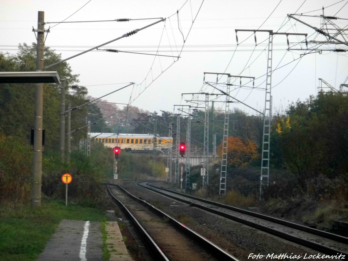 182 506 mit dem Messzug in Leipzig-Thekla am 31.10.16