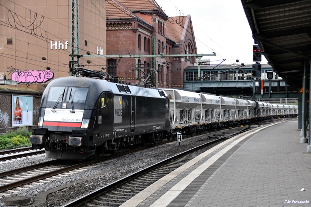 182 535-6 zog einen ganzzug durch hh-harburg,02.08.19