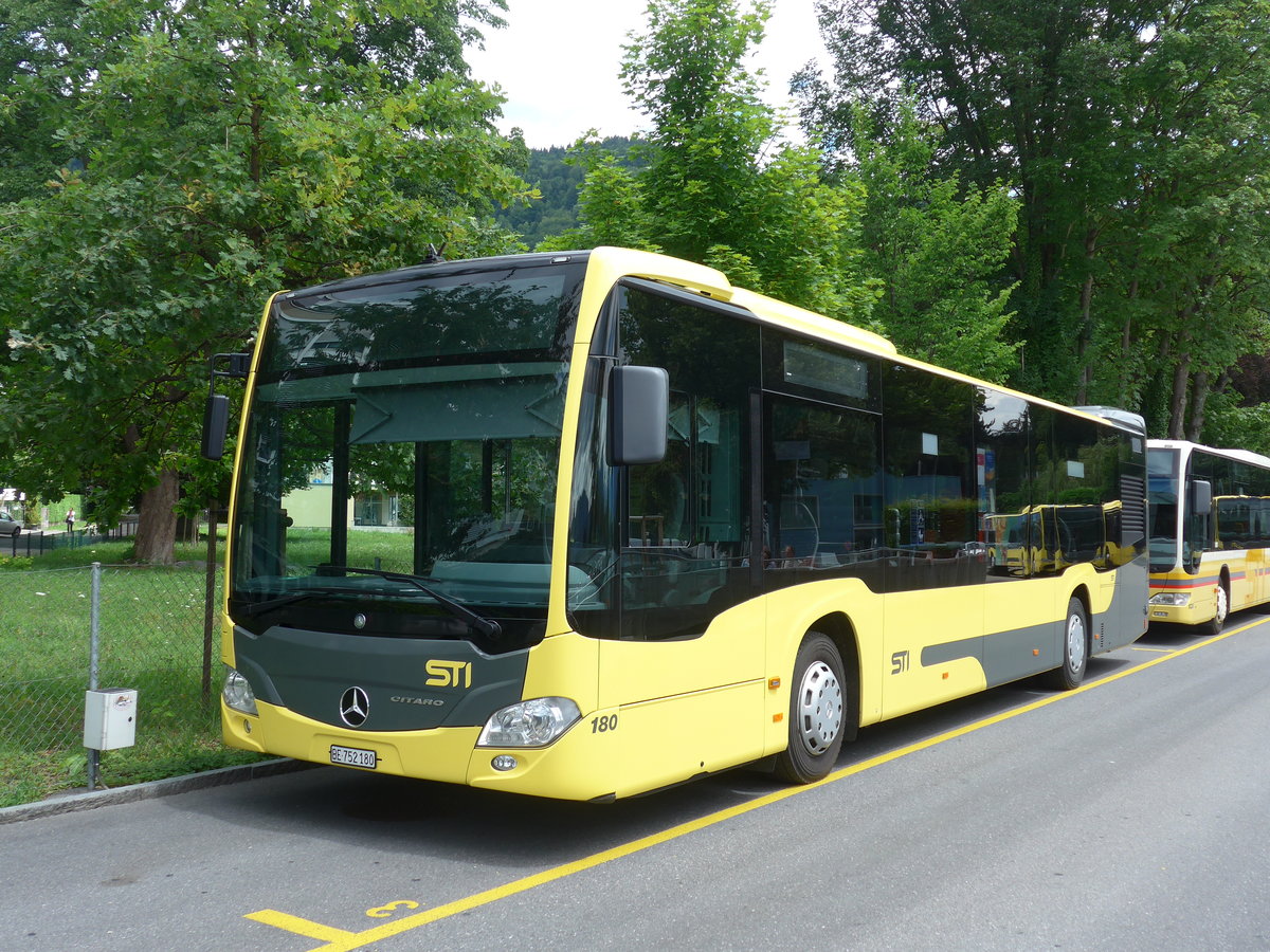 (182'044) - STI Thun - Nr. 180/BE 752'180 - Mercedes am 12. Juli 2017 bei der Schifflndte Thun