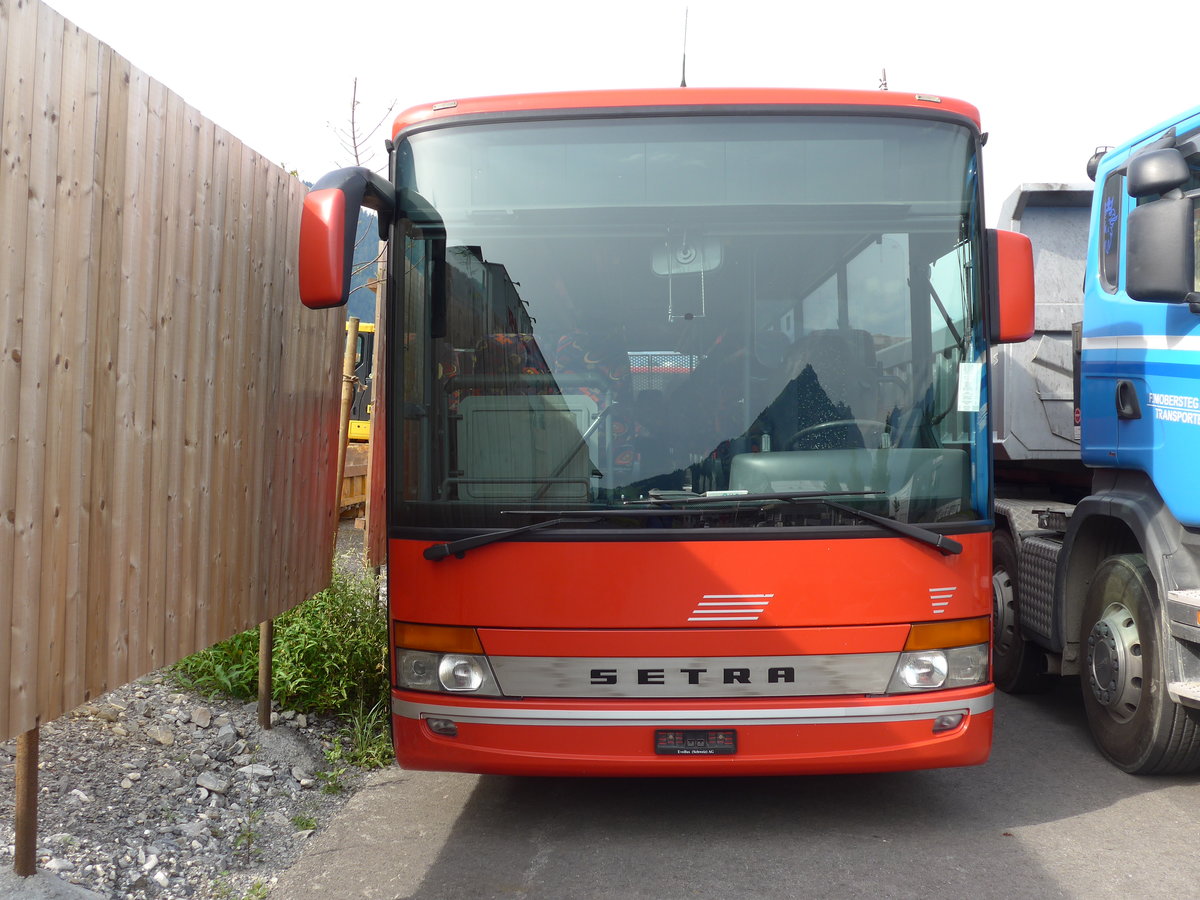 (182'162) - AFA Adelboden - Nr. 22 - Setra (ex Nr. 8) am 22. Juli 2017 in Frutigen, Garage