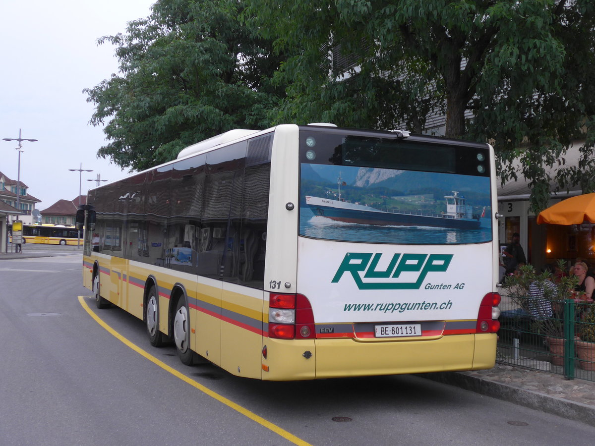 (182'176) - STI Thun - Nr. 131/BE 801'131 - MAN am 22. Juli 2017 bei der Schifflndte Thun