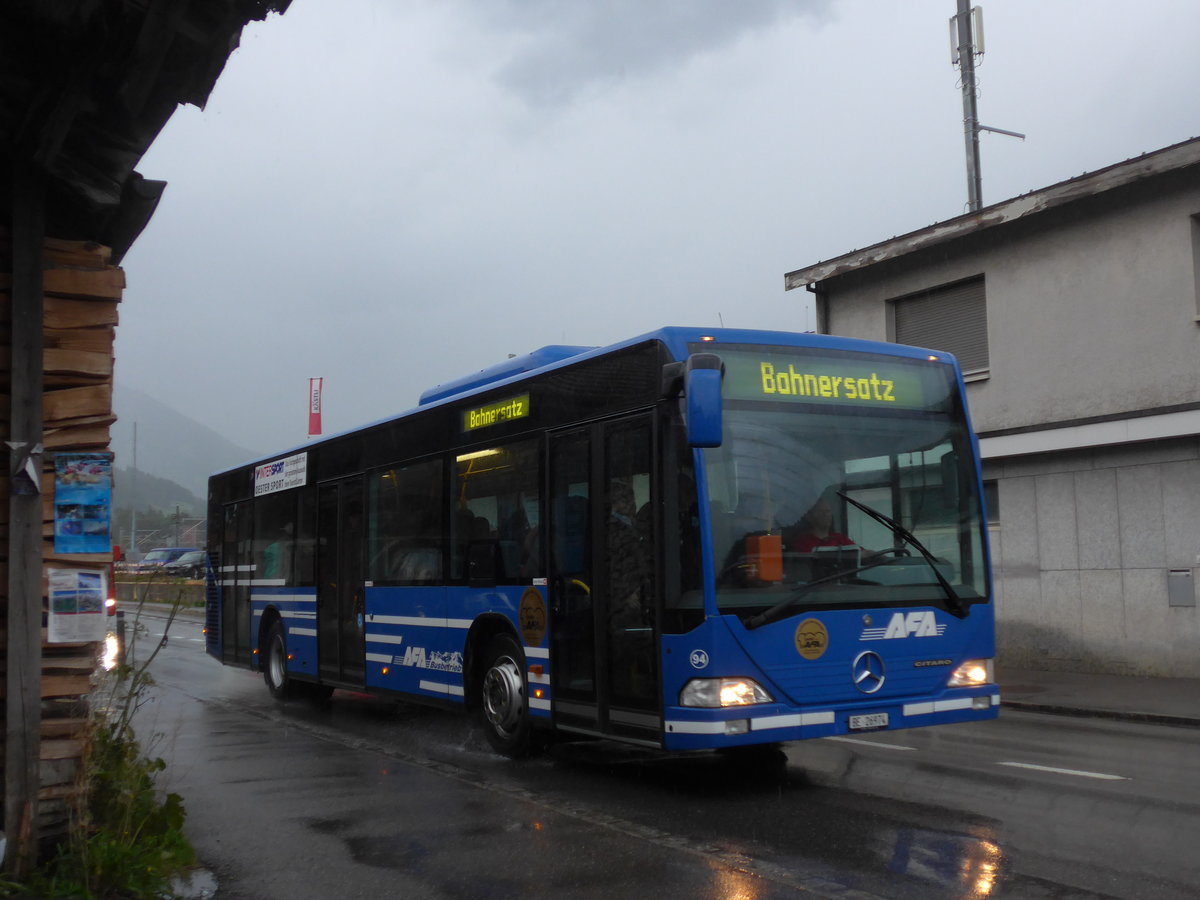 (182'419) - AFA Adelboden - Nr. 94/BE 26'974 - Mercedes am 31. Juli 2017 beim Bahnhof Reichenbach