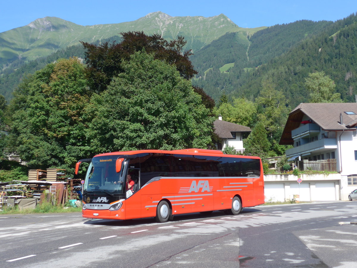 (182'447) - AFA Adelboden - Nr. 25/BE 26'706 - Setra am 31. Juli 2017 in Frutigen, Alter Bahnhof