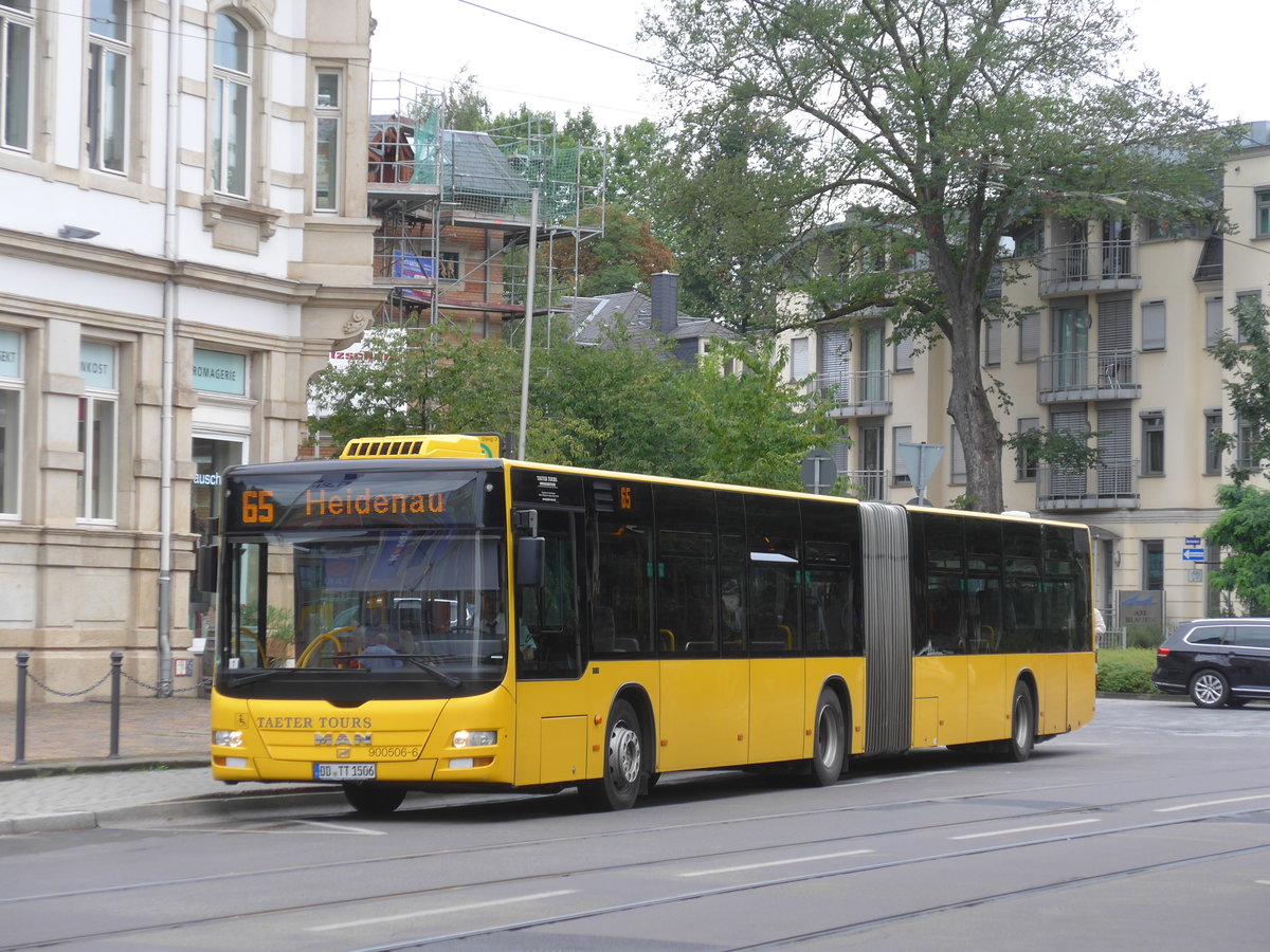 (183'168) - Taeter, Dresden - Nr. 900'506/DD-TT 1506 - MAN am 9. August 2017 in Dresden, Schillerplatz