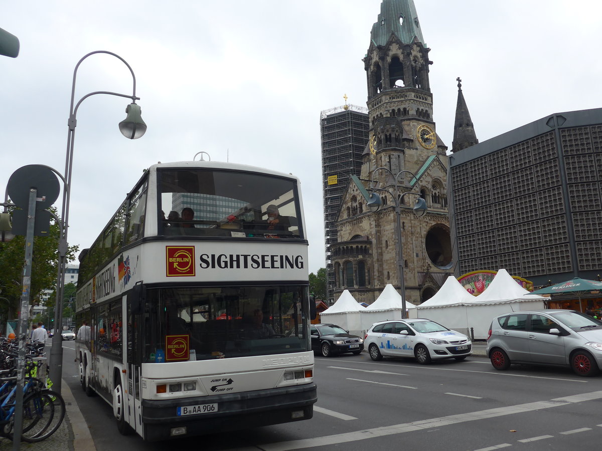 (183'471) - Der Tempelhofer, Berlin - Nr. 119/B-AA 906 - Neoplan am 11. August 2017 in Berlin, Kurfrstendamm