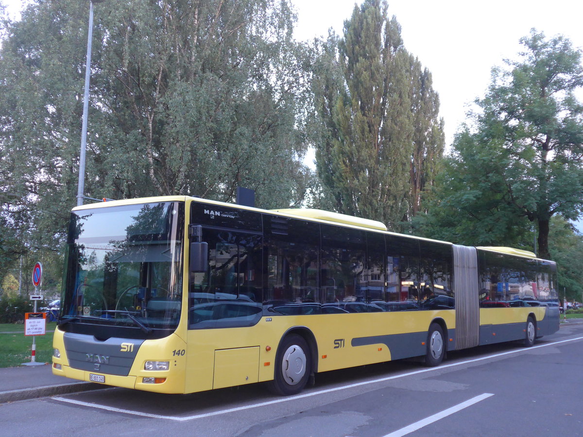 (183'522) - STI Thun - Nr. 140/BE 801'140 - MAN am 17. August 2017 in Thun, Lachen