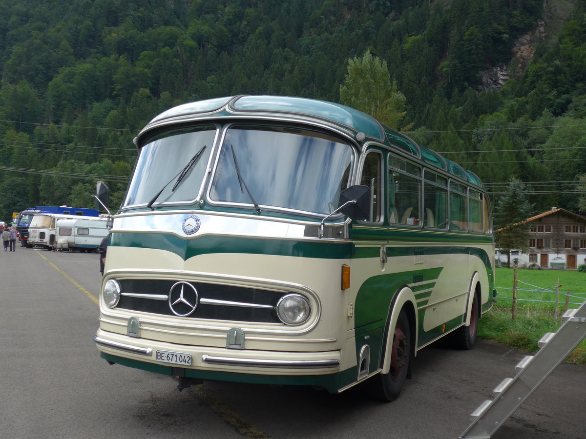 (183'576) - Tschannen, Bern - BE 671'042 - Mercedes am 19. August 2017 in Unterbach, Rollfeld