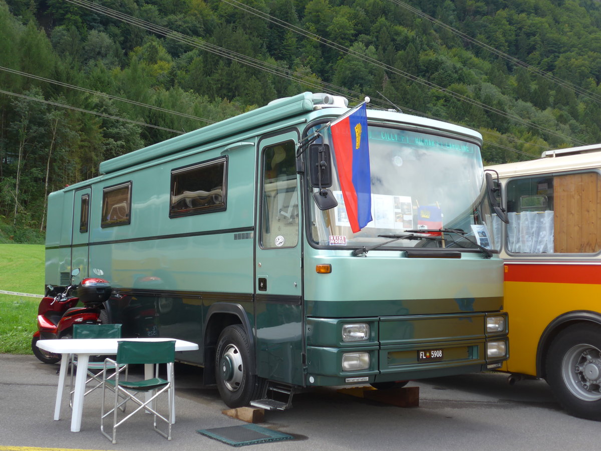 (183'597) - Aus Liechtenstein: Marxer, Schaan - FL 5908 - Magirus-Deutz am 19. August 2017 in Unterbach, Rollfeld