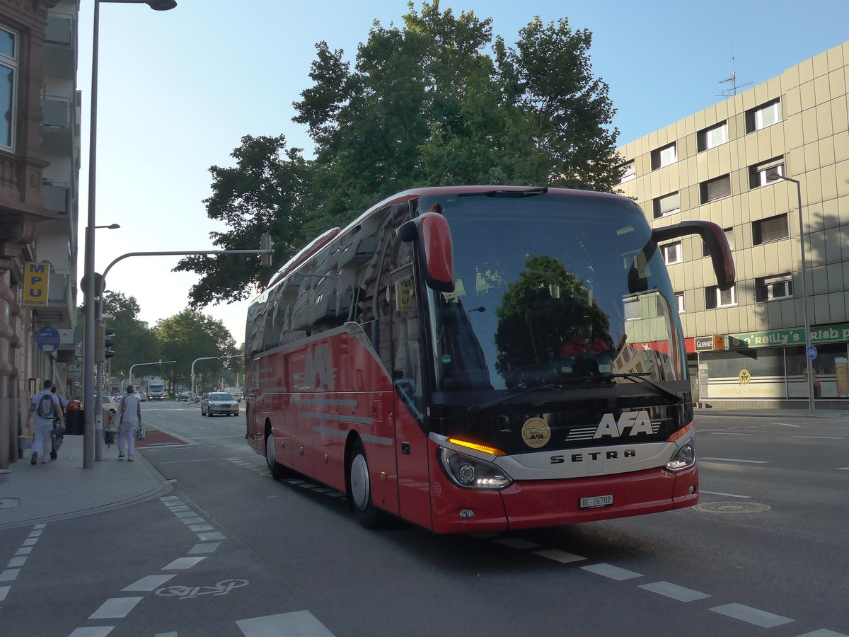 (183'818) - Aus der Schweiz: AFA Adelboden - Nr. 15/BE 26'702 - Setra am 22. August 2017 in Mannheim, H+ Hotel