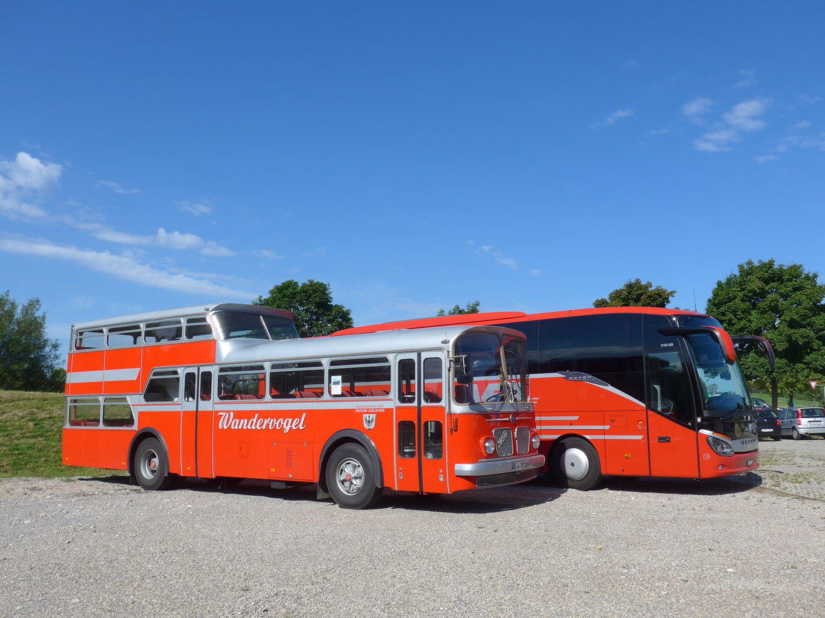 (183'907) - Radlmeier, Ergoldsbach - LA-RD 123H - FBW/Vetter-R&J Anderthalbdecker (ex FRAM Drachten/NL Nr. 20; ex Wespe, Altsttten; ex AFA Adelboden Nr. 4) am 23. August 2017 in Bad Drrheim, Garage Luschin