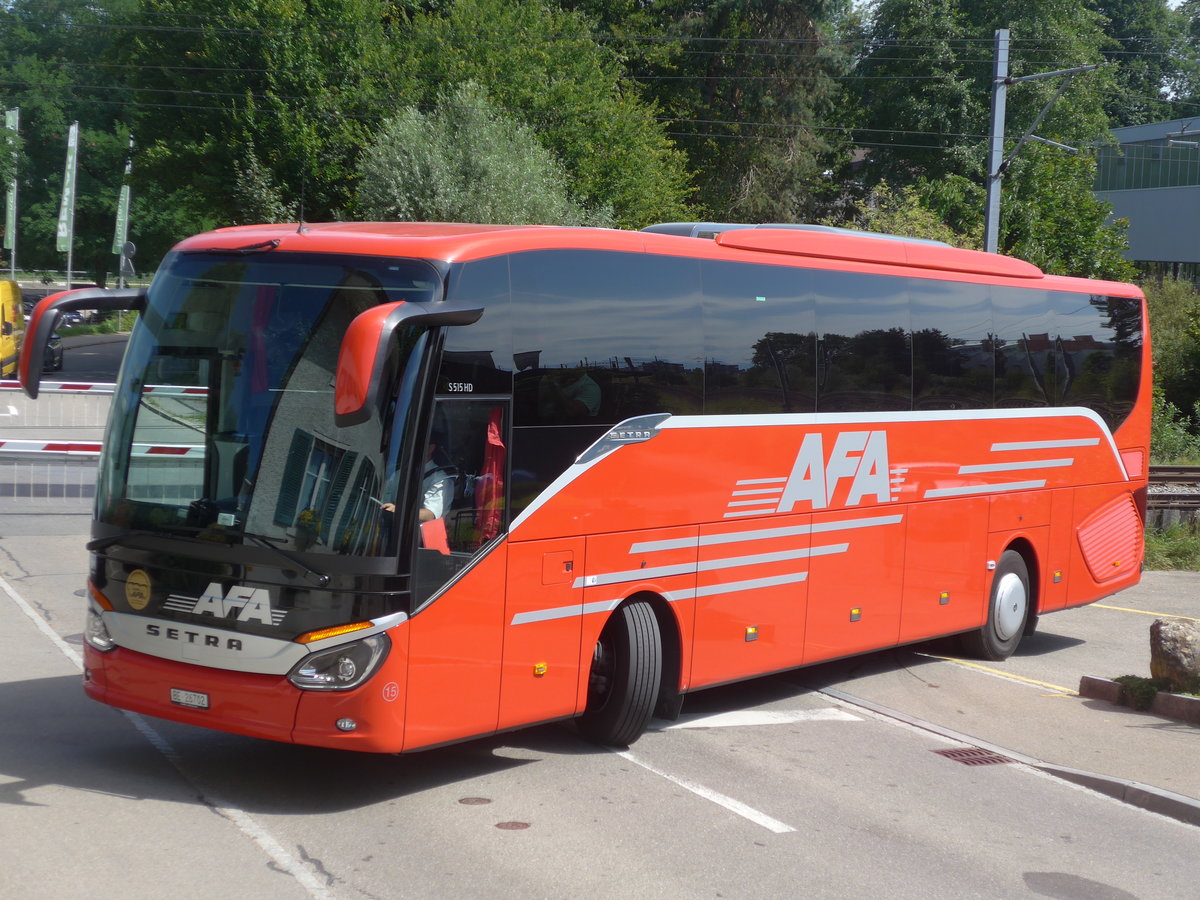 (183'921) - AFA Adelboden - Nr. 15/BE 26'702 - Setra am 23. August 2017 in Wetzikon, Restaurant Sternen