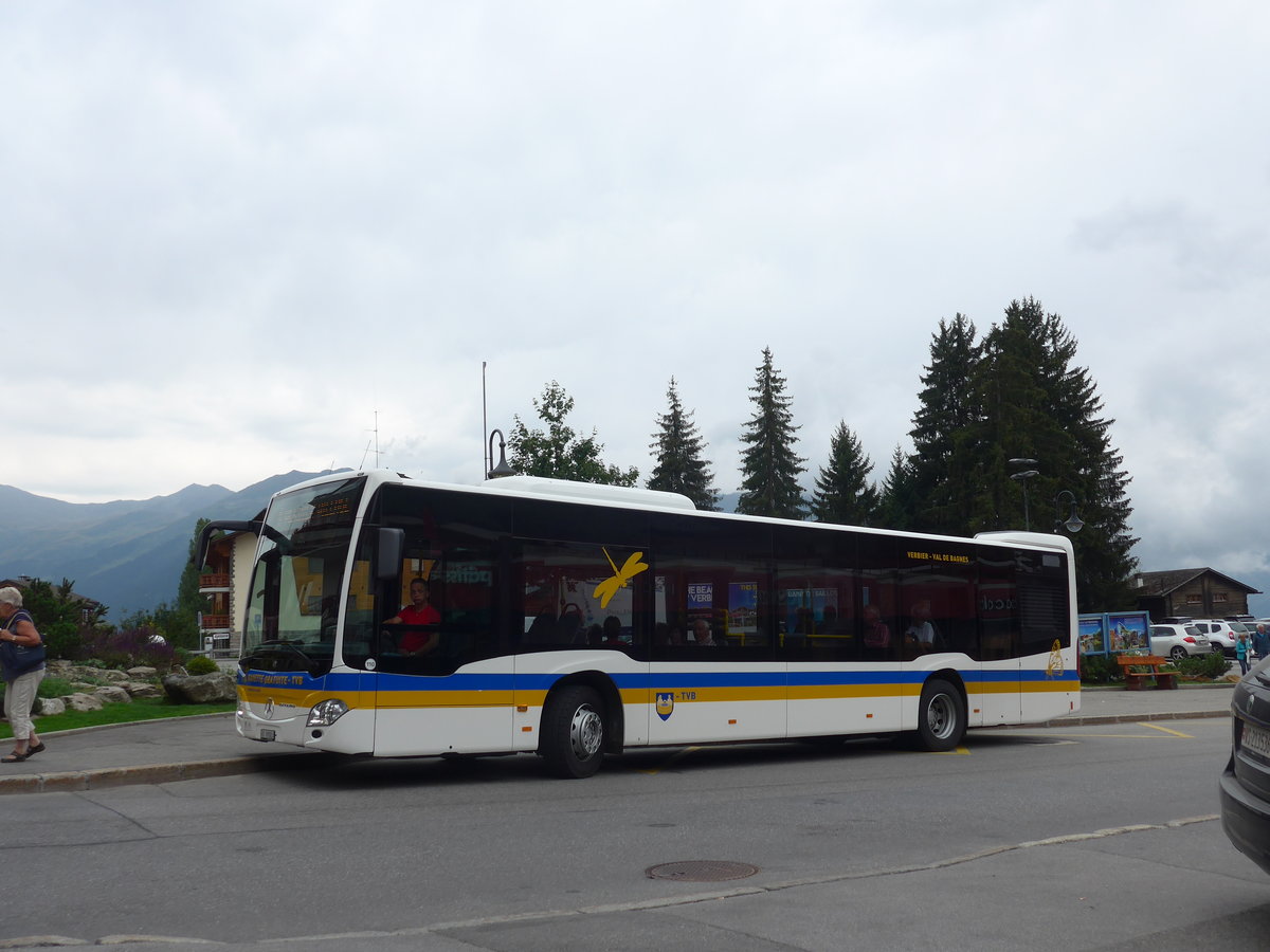 (184'036) - TMR Martigny - Nr. 110/VS 97'003 - Mercedes am 24. August 2017 in Verbier, Parking Ermitage