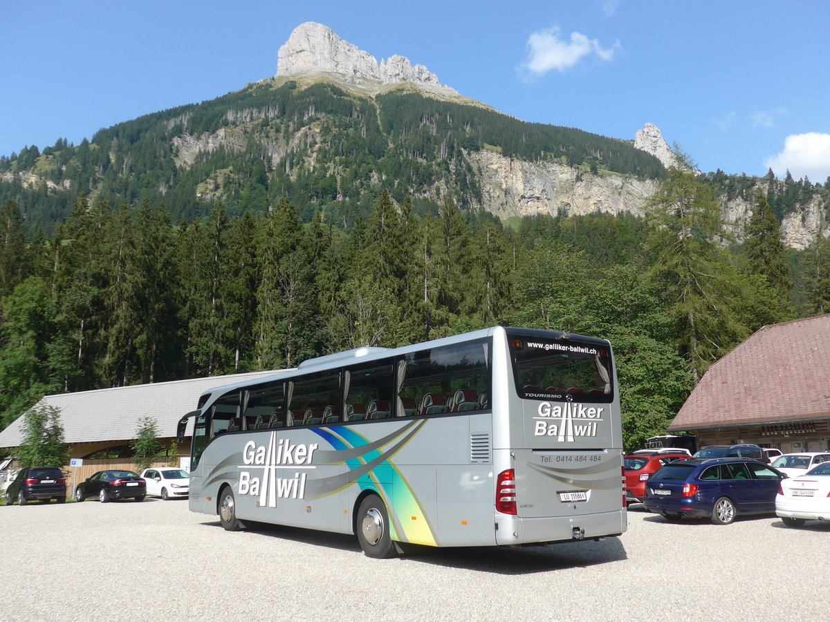 (184'508) - Galliker, Ballwil - Nr. 3/LU 15'586 - Mercedes am 26. August 2017 in Schangnau, Kemmeriboden