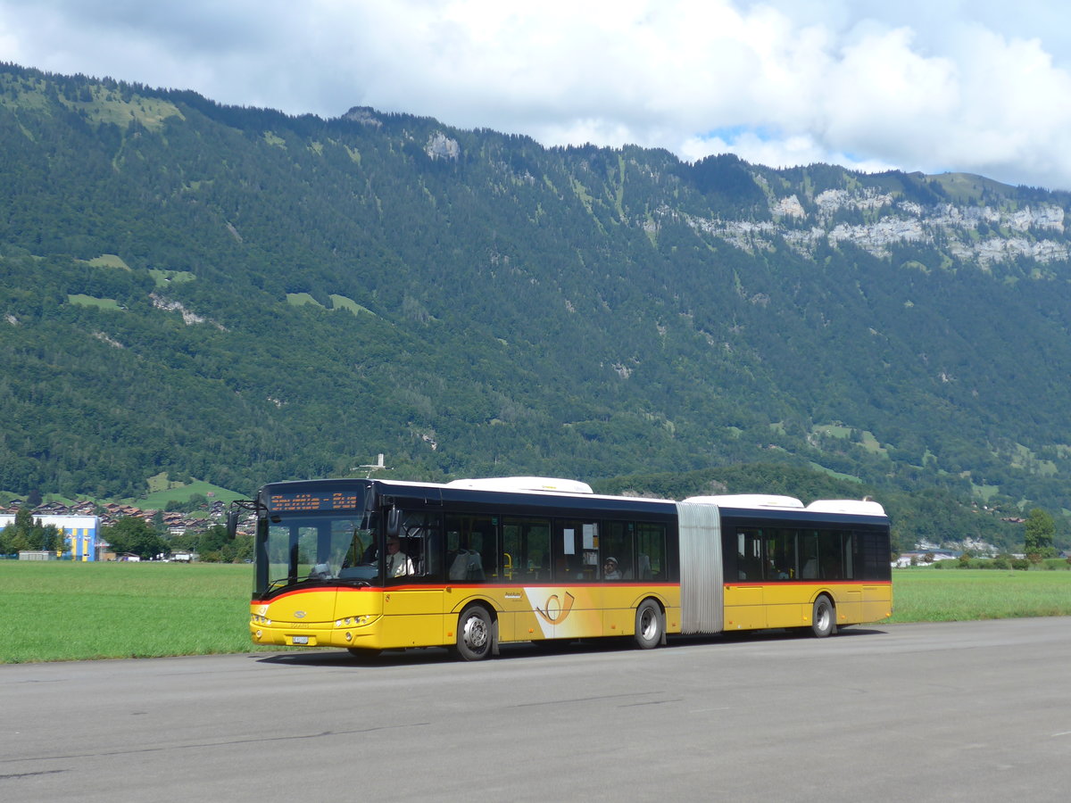 (184'575) - PostAuto Bern - Nr. 682/BE 813'682 - Solaris am 3. September 2017 in Interlaken, Flugplatz