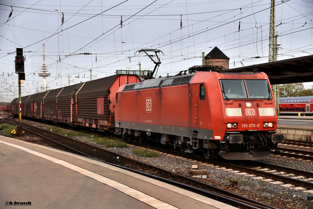 185 075-9 zog einen autozug durch bremen,17.09.17