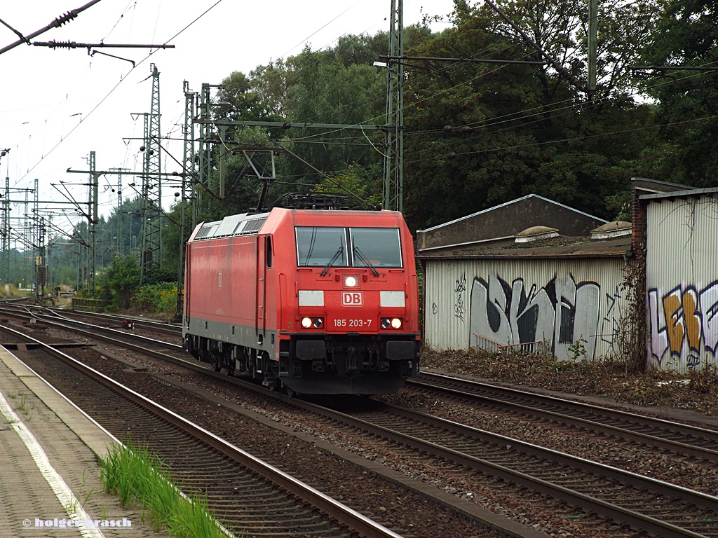 185 203-7 fuhr lz am 05.09.13 durch hh-harburg