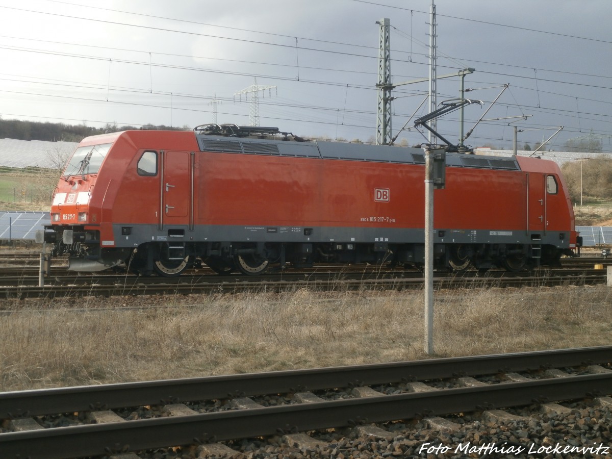 185 217 im Bahnhof Gerstungen am 31.3.15