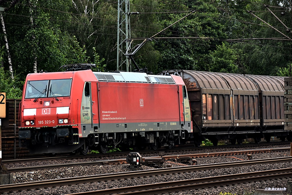 185 323-0 zog einen mischer durch hh-harburg,02.07.16