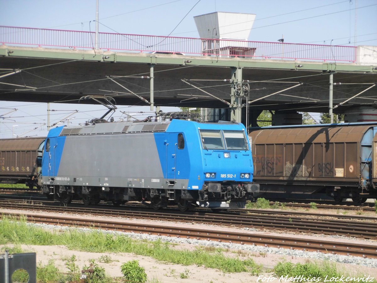 185 512-1 der CFL in Leipzig-Engelsdorf am 12.5.16