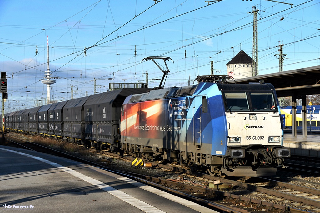 185 CL 002 zog einen kohlezug durch bremen,03.01.19