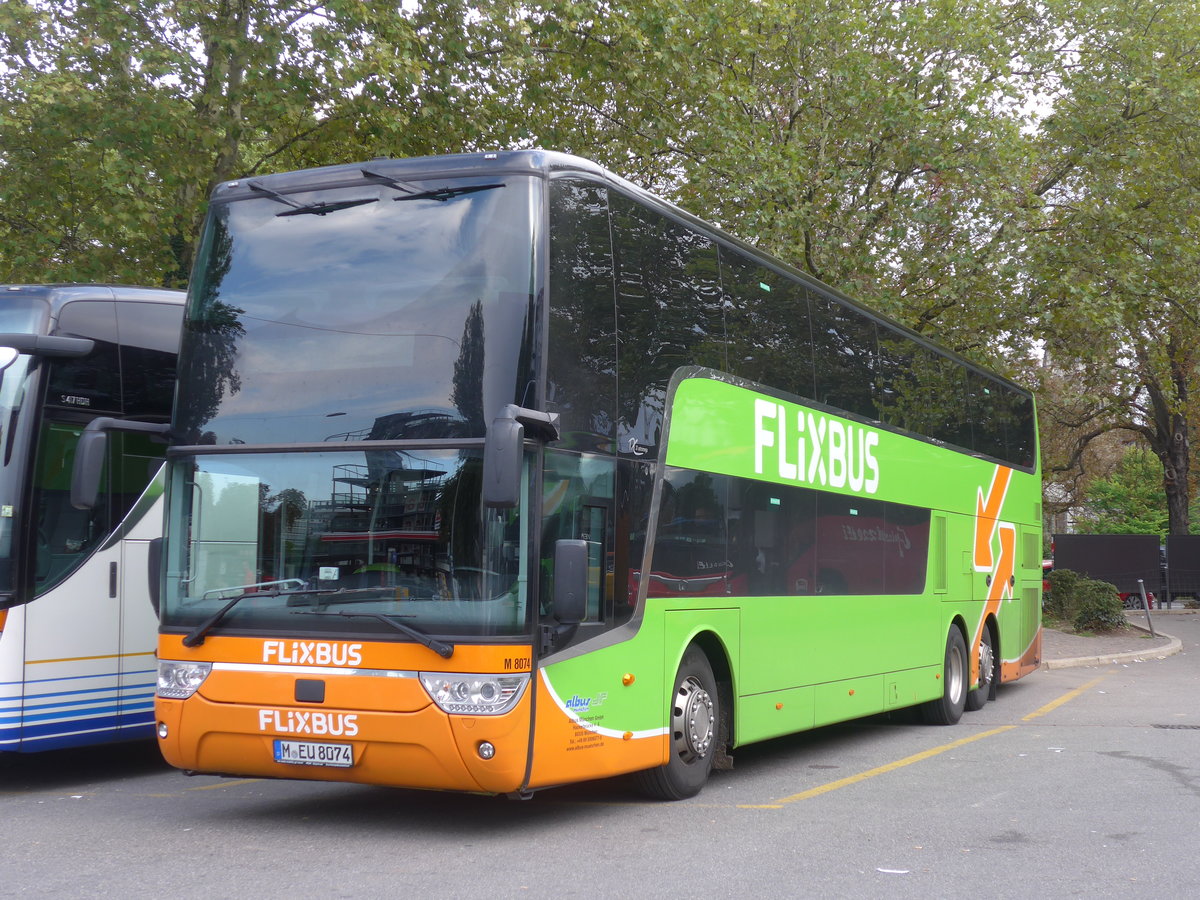 (185'061) - Aus Deutschland: Albus, Mnchen - Nr. M8074/M-EU 8075 - Scania am 16. September 2017 in Zrich, Sihlquai