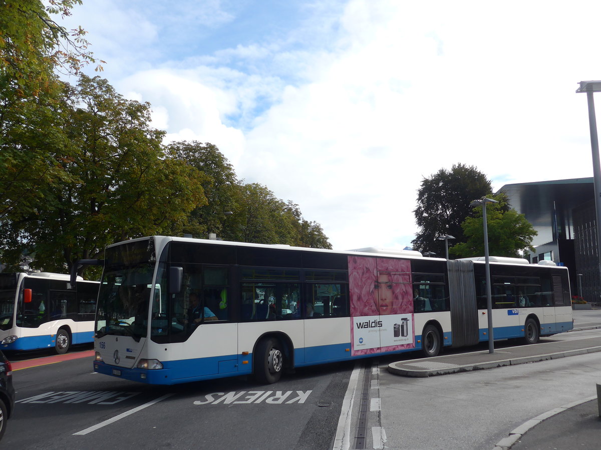 (185'177) - VBL Luzern - Nr. 156/LU 15'056 - Mercedes am 18. September 2017 beim Bahnhof Luzern