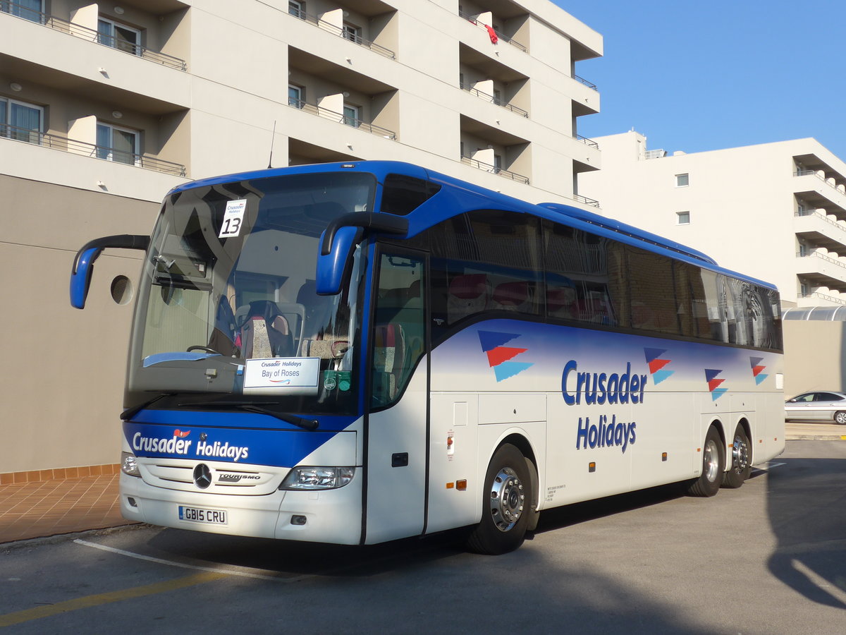 (185'677) - Aus England: Crusader, Clacton-on-Sea - GB15 CRU - Mercedes am 29. September 2017 in Roses, Hotels Mediterrneo