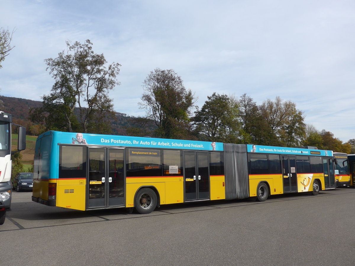 (186'031) - PostAuto Bern - Nr. 798/BE 835'798 - Volvo/Hess (ex Bernmobil, Bern Nr. 262) am 21. Oktober 2017 in Develier, Parkplatz