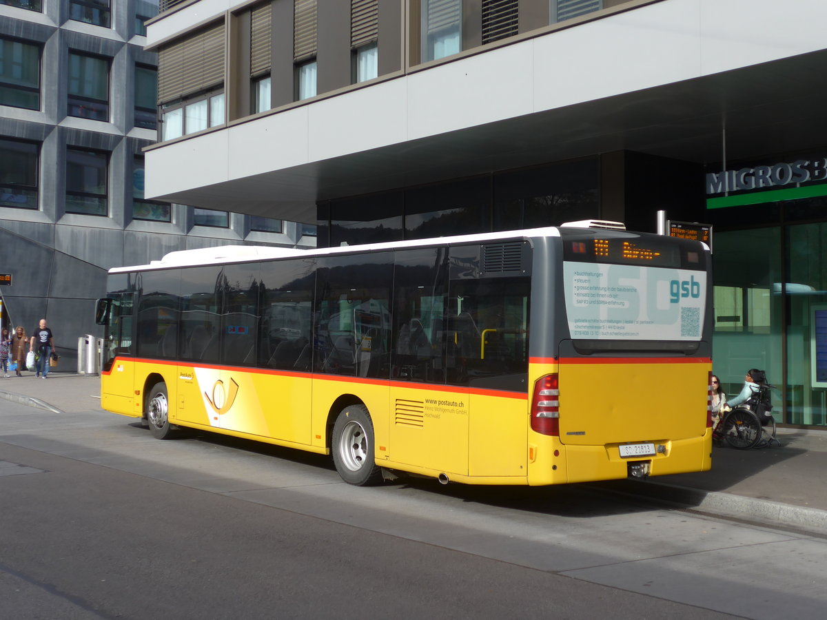 (186'084) - Wohlgemuth, Hochwald - SO 21'813 - Mercedes am 21. Oktober 2017 beim Bahnhof Liestal