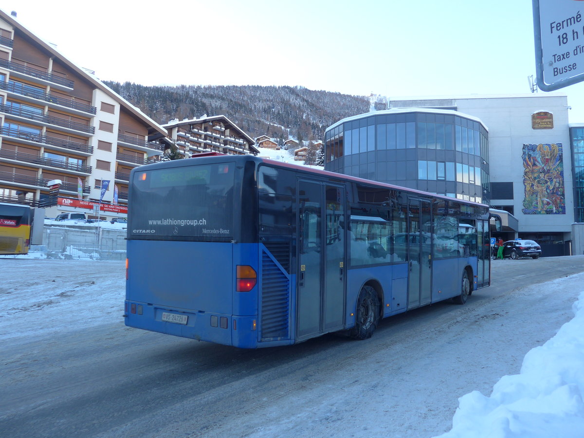 (186'981) - Lathion, Sion - Nr. 5/VS 24'726 - Mercedes (ex Chrisma, St. Moritz Nr. 1) am 17. Dezember 2017 in Haute-Nendaz, Tlcabine