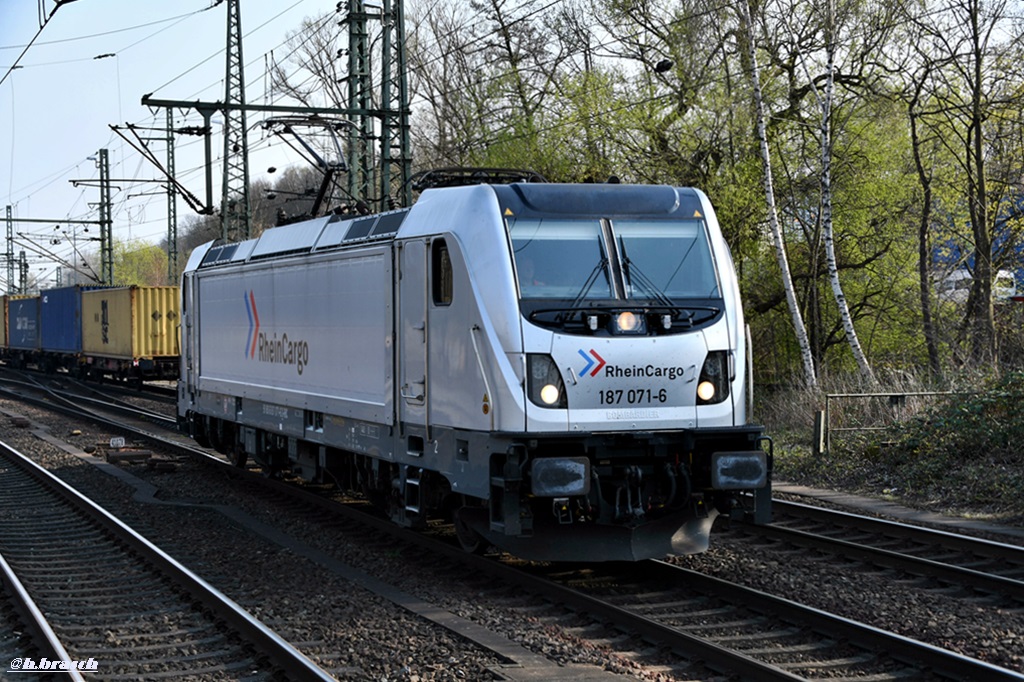 187 071-6 fuhr solo durch harburg,06.04.19