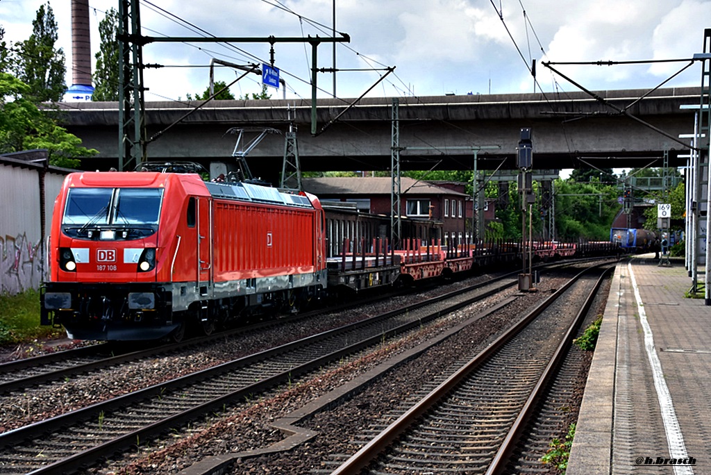 187 108 ist mit einen mischer durch hh-harburg gefahren,16.06.17