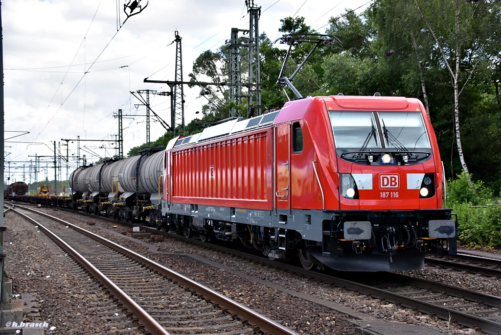 187 116 zog einen mischer durch hh-harburg,16.06.17