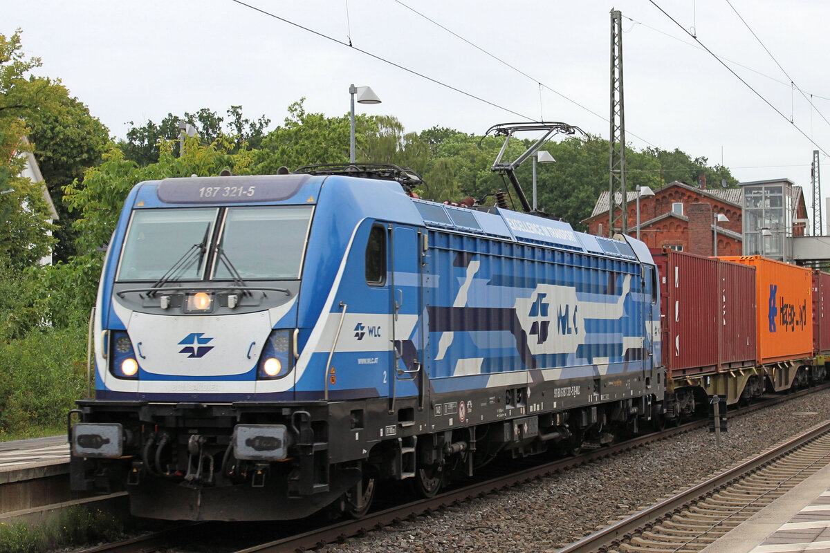 187 321-5 WLC am 09.08.2024 in Tostedt.