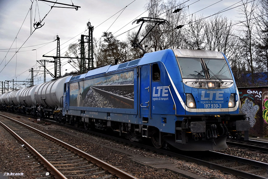 187 930-3 ist mit einen tanker durch hh-harburg gefahren,17.03.17