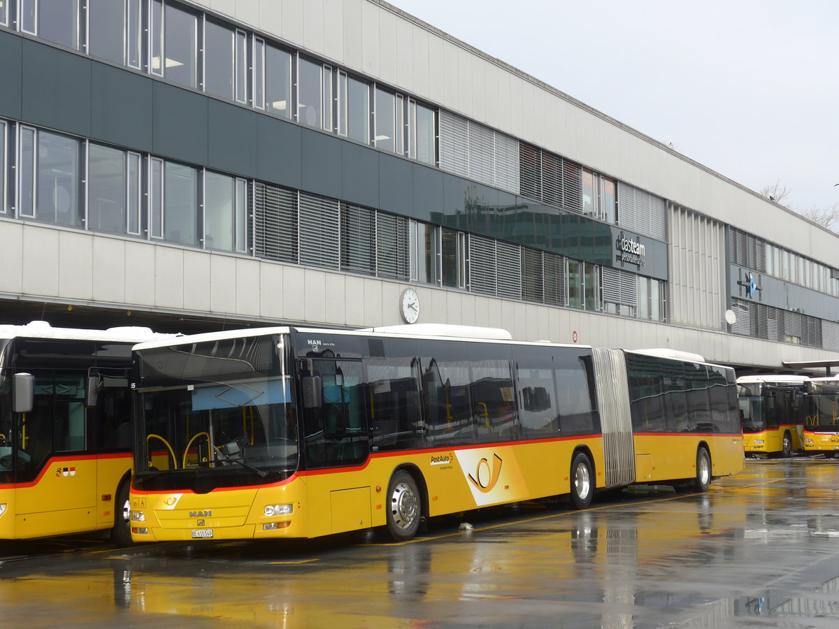 (187'079) - PostAuto Bern - Nr. 662/BE 610'549 - MAN am 18. Dezember 2017 in Bern, Postautostation