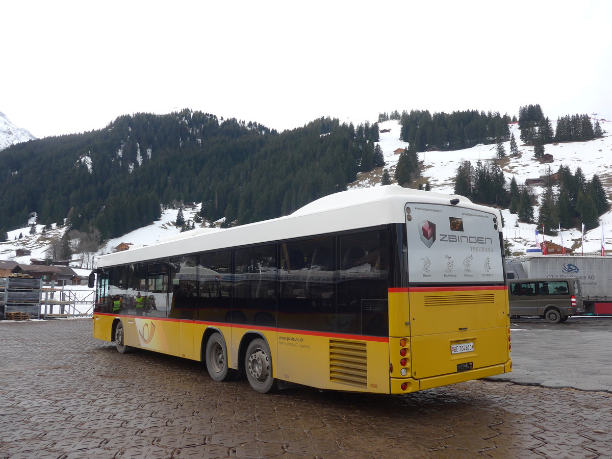 (187'728) - Engeloch, Riggisberg - Nr. 18/BE 704'610 - Scania/Hess am 7. Januar 2018 in Adelboden, Weltcup