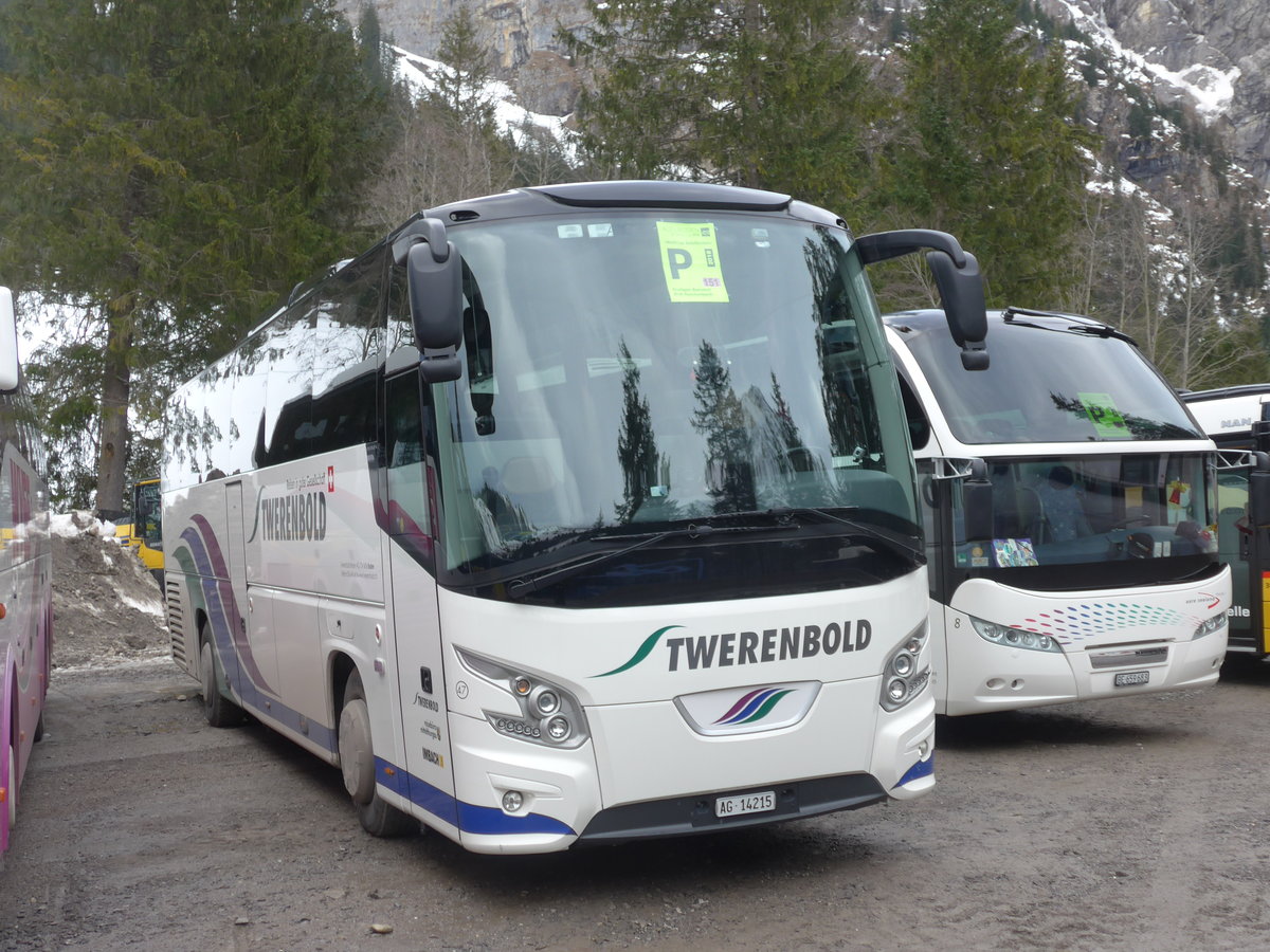 (187'800) - Twerenbold, Baden - Nr. 47/AG 14'215 - VDL am 7. Januar 2018 in Adelboden, Unter dem Birg