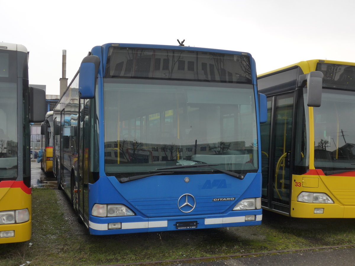 (188'311) - AFA Adelboden - Nr. 92 - Mercedes (ex Nr. 4) am 8. Februar 2018 in Frauenfeld, Langdorfstrasse