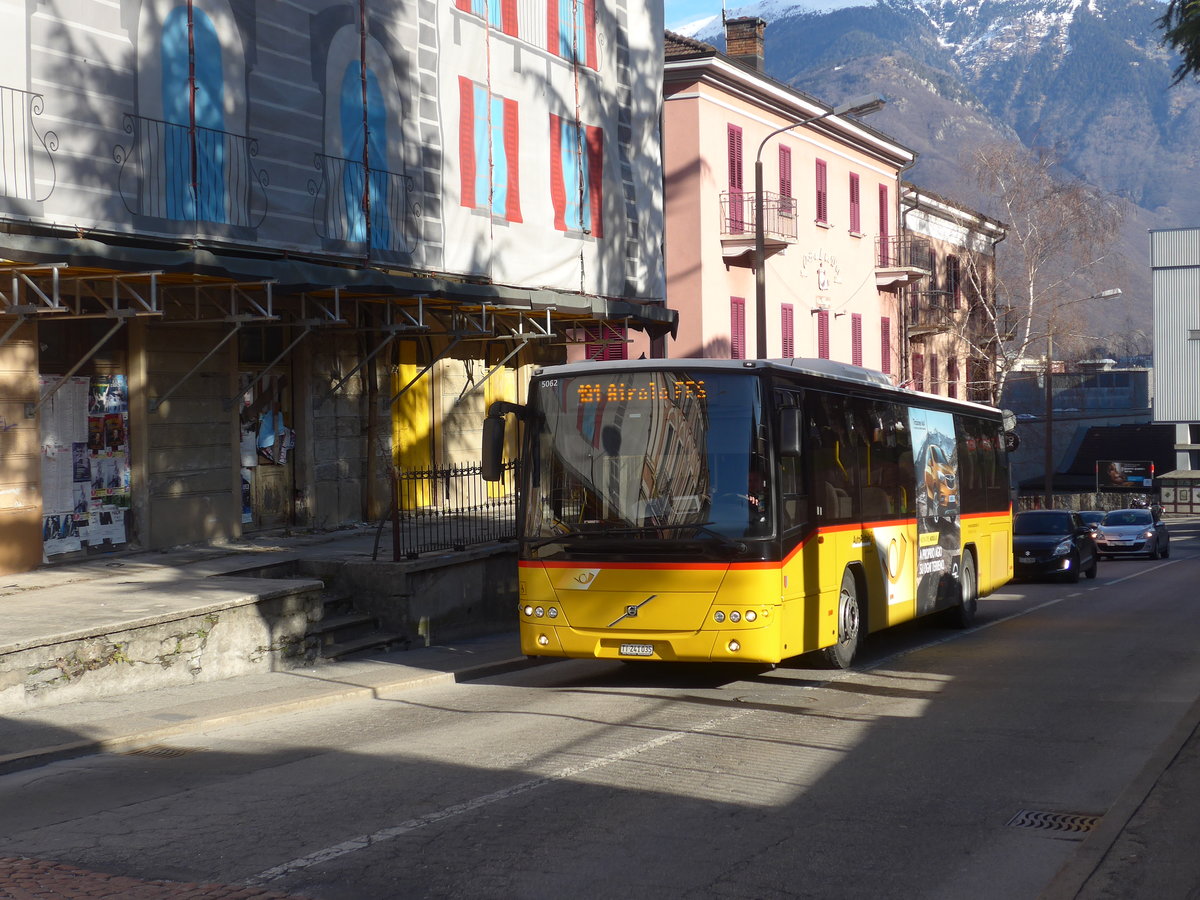 (188'565) - Marchetti, Airolo - TI 241'035 - Volvo am 14. Februar 2018 beim Bahnhof Bellinzona