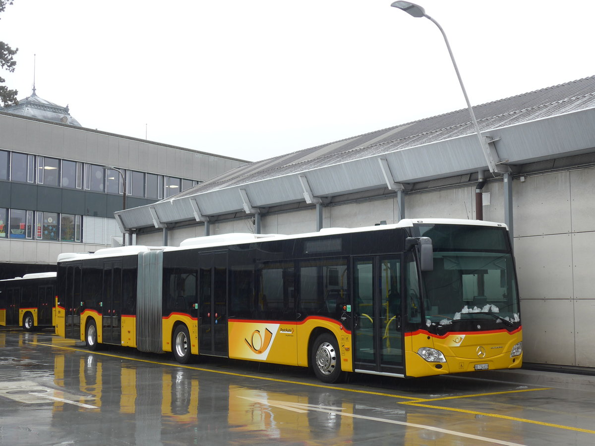 (188'619) - PostAuto Bern - Nr. 633/BE 734'633 - Mercedes am 15. Februar 2018 in Bern, Postautostation